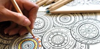 Coloriage anti-stress style mandala