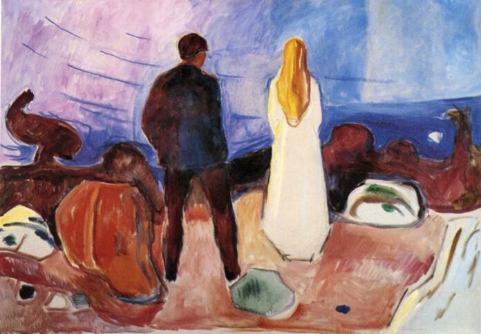 Edvard Munch, Les solitaires, 1935, Musée Munch, Oslo, Norvège