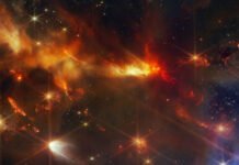 James-Webb révèle des jets d'étoiles alignés