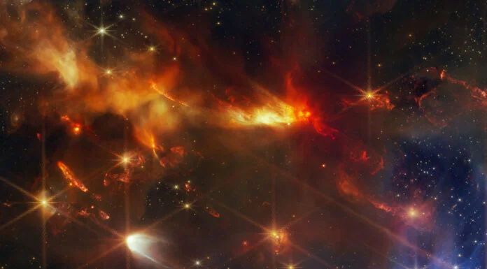 James-Webb révèle des jets d'étoiles alignés