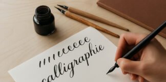 Comment maîtriser la calligraphie par soi-même