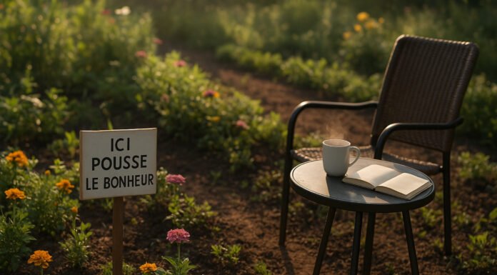 Comme toutes bonnes choses : le bonheur, ça se cultive