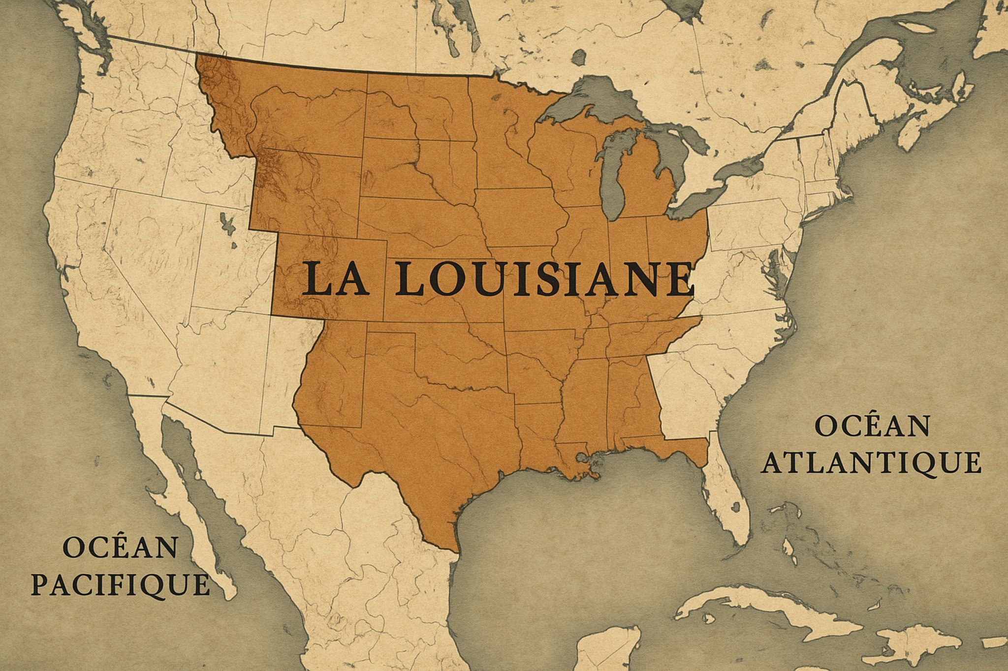 La Louisiane de 1803